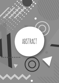 Abstract Geometric White & Gray