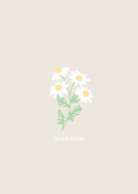watercolor Botanical flower chamomile
