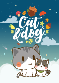 Cat & Dog Lover Navy Blue