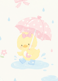 Ducklings in the Rain 007!