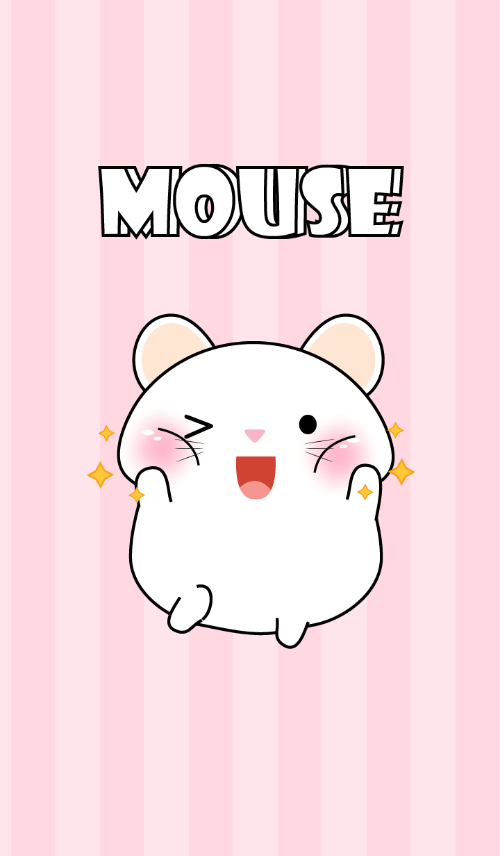 Oh! I'm Cute White Mouse