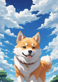 Mountain, Sea, and Moonlit Night dE0299