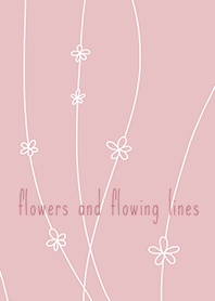 flowers and flowing lines*pink