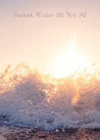 Sunset Water 512 Not AI