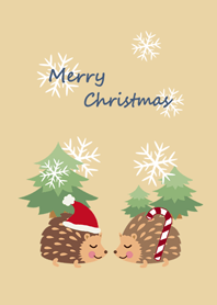 刺蝟過聖誕節！