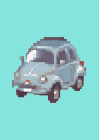 자동차 픽셀 아트 테마 녹색 09