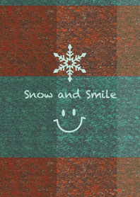 Snow and Smile(blue and orange)