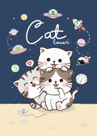 Cat Lover : Space Navy