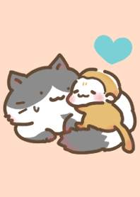 A lot of monkeys and one cat Theme. CUTE