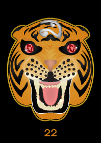Tiger Lucky Number 22 (Orange)
