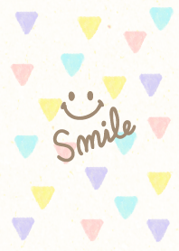 Smile - adult watercolor Triangle7-