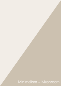 Minimalism - Mushroom