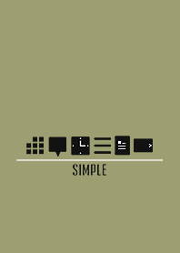 ジャストシンプル*カーキ