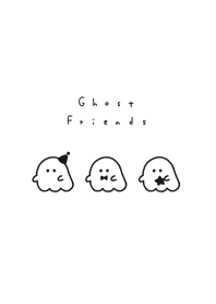 Ghost Friend(line)/Wh black.
