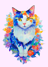 Cat looking this way02pink