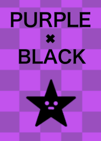 PURPLE × BLACK