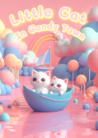Little Cat in Candy Town
