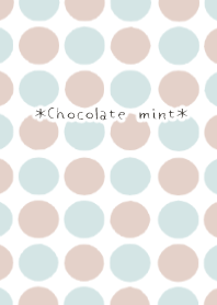 *Chocolate mint*dot*simple*