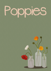 Poppies02 + milk tea