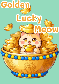 Golden Lucky Meow(Green 05)