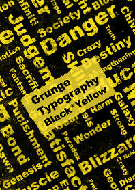 Grunge Typography Black&Yellow