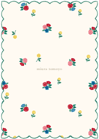 Retro Flower green