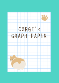 CORGI's GRAPH PAPER-EMERALD GREENj