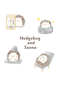 Hedgehog and Sauna -gray-