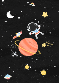 太空中的小宇航員