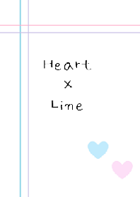 Heart × Line
