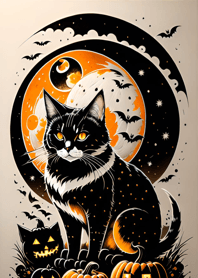 halloween cat C494b0