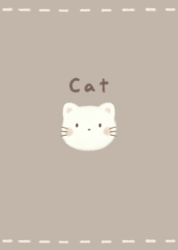 Fluffy Cat -mocha beige-