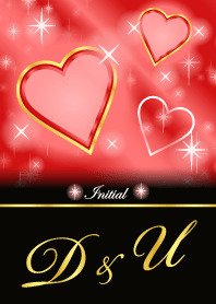 D&U -Initial-Love forecast-Red Heart