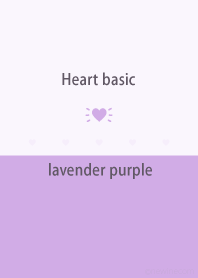 Heart basic ラベンダー パープル