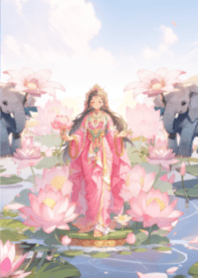 Goddess Lakshmi good luck,gets rid debt