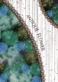 Antique Flower! Green