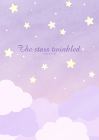 The stars twinkled-PURPLE 8