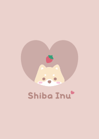 Shiba Inu2 Strawberry [PinkOrange]