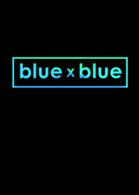 blue x blue in Black