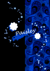 Paisley -Royal Blue-