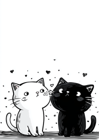 Lovely Cat Couple