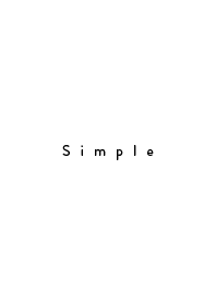Simple..