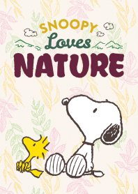 SNOOPY Loves NATURE
