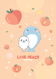 Whale&Seal Love Peach Pretty