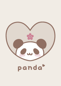 Panda Cherry blossoms [Brown]