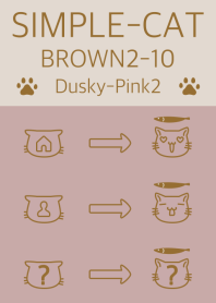 simple cat brown2-10 dpink2