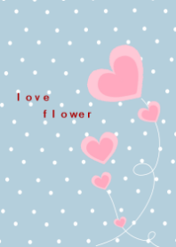 pink heart flower
