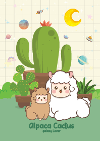 Alpaca Cactus  Lover Kawaii