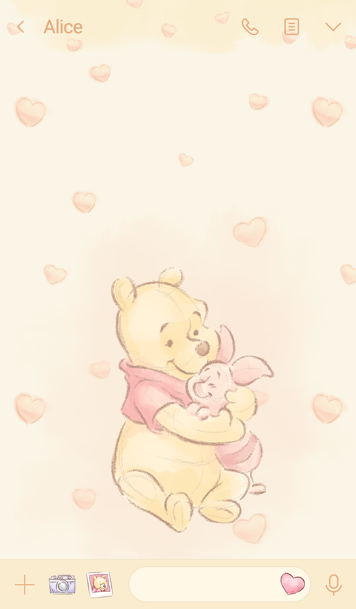 winnie the pooh and piglet hugging