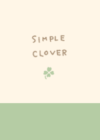 SIMPLE CLOVER beige&green